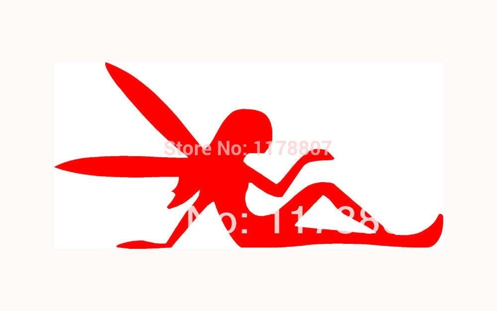 Fashion 10*14 cm Fairy Magic JDM Graphic Vinyl Decal Car Sticker Windshield Window Glass Bumper Funny Truck Auto Door SUV Art Wall Laptop Waterproof Protector Refit