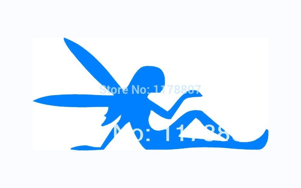 Fashion 10*14 cm Fairy Magic JDM Graphic Vinyl Decal Car Sticker Windshield Window Glass Bumper Funny Truck Auto Door SUV Art Wall Laptop Waterproof Protector Refit