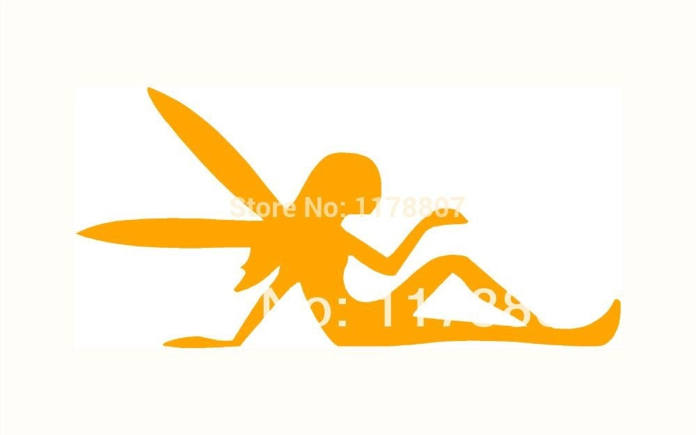 Fashion 10*14 cm Fairy Magic JDM Graphic Vinyl Decal Car Sticker Windshield Window Glass Bumper Funny Truck Auto Door SUV Art Wall Laptop Waterproof Protector Refit