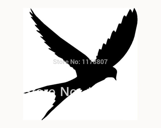 New Hot 12*12 cm Home Decorations Vinyl Decal Car Sticker Window Sticker JDM Truck SUV Waterproof 9 Colours Bird