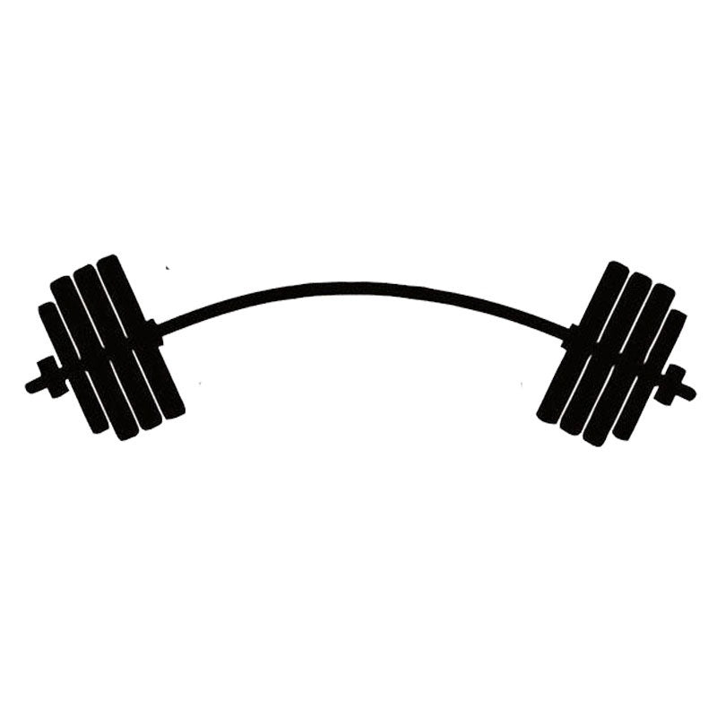 High-quality 15cm*4cm Personalized  Weightlifting Arms Sport Car Stickers Vinyl