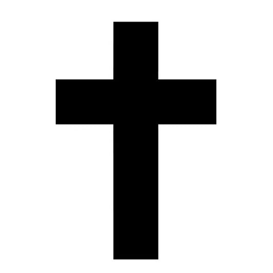 High-quality 6.7*10CM CATHOLIC CROSS Car Styling  Car Stickers Decals Motorcycle Accessories