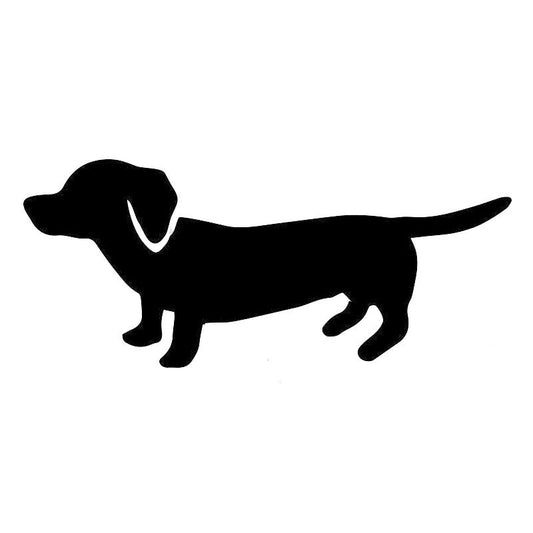 New Brand 15.2*6.4CM Dachshund Wiener Dog Car Stickers  Vinyl Decal Car Styling Truck Decoration