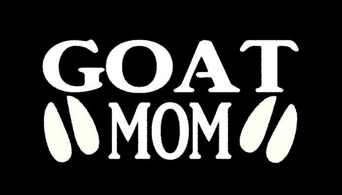 Hot Tc Cute Wild Animals Goat Mom Sticker for Car Window Truck Bumper Auto Suv Door Laptop Kayak Vinyl Decal Boer Goat Thanksgiving Day
