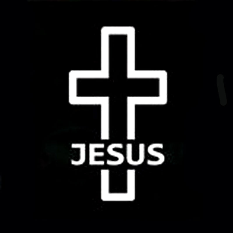 7CM*12.2CM Cross JESUS Religious Car Sticker  decal Car Window Door Wall Decal Car Stylings