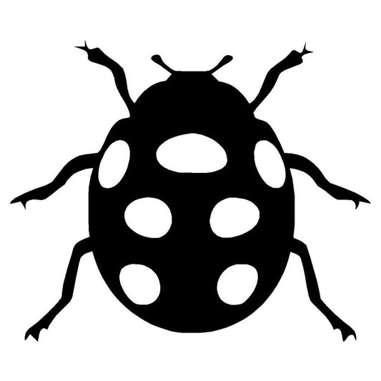 New Fashion  11*10CM  Vinyl Car Sticker Lady Bug Animal Motorcycle Decals