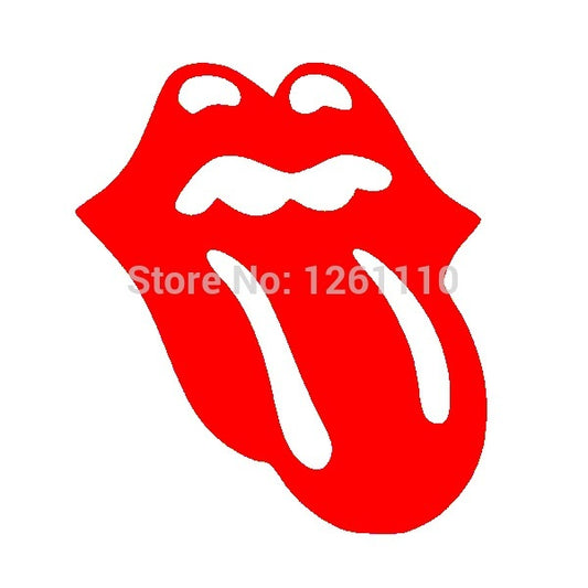 Hot 13*15 cm Lips & Tongue Rock & Roll Boat JDM Graphic Vinyl Decal Car Sticker Windshield Window Glass Bumper Funny Truck Auto Door SUV Art Wall Laptop Waterproof Protector Refit