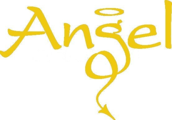 High-quality 16*11 cm Angel Wording Text Graphic Vinyl Decal Car Sticker Window Glass Bumper Funny JDM Truck Auto SUV Art Wall Laptop Waterproof Protector Refit