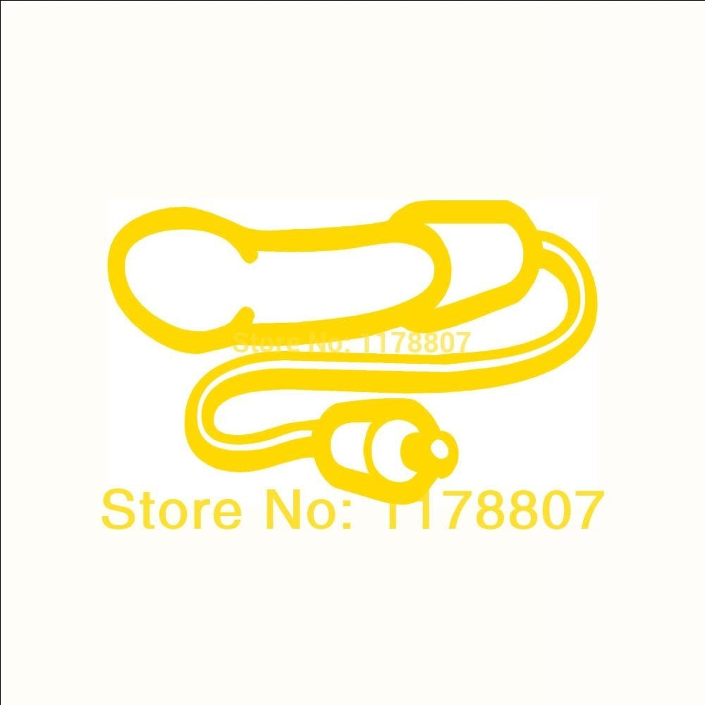 2017 NEW 9 cmx14 cm Vibrator Dildo JDM Graphic Vinyl Decal Car Sticker Windshield Window Glass Bumper Funny Truck Auto Door SUV Art Wall Laptop Waterproof Protector Refit