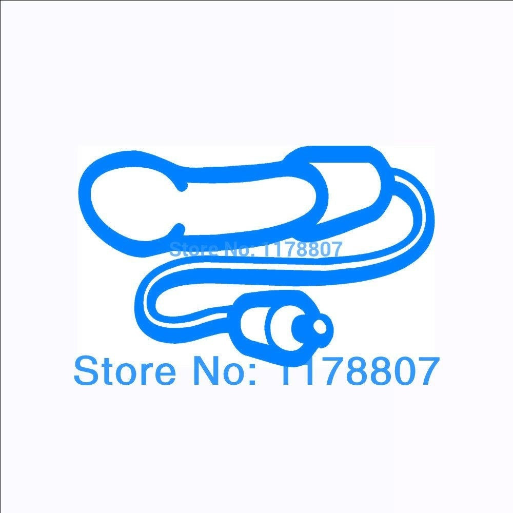 2017 NEW 9 cmx14 cm Vibrator Dildo JDM Graphic Vinyl Decal Car Sticker Windshield Window Glass Bumper Funny Truck Auto Door SUV Art Wall Laptop Waterproof Protector Refit