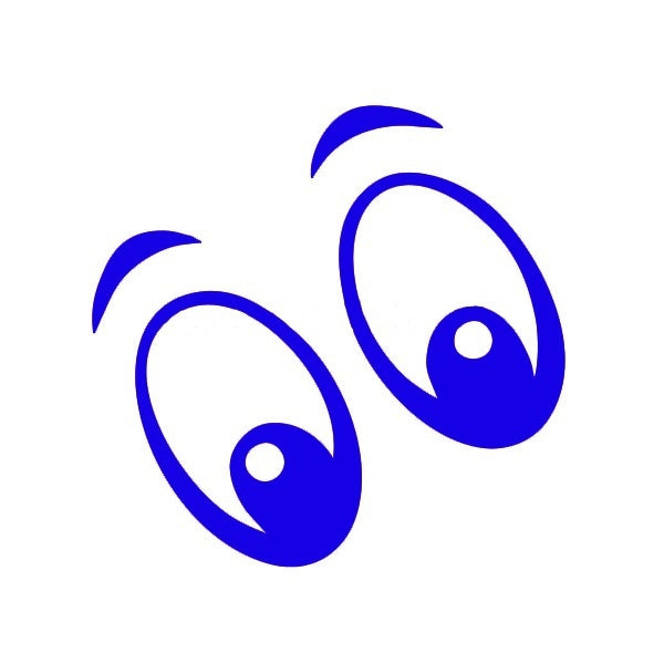 New Brand 13*11.5 cm Home Decorations Vinyl Decal Car Stickers Window Sticker Waterproof Sticker Jdm Cartoon Eyes
