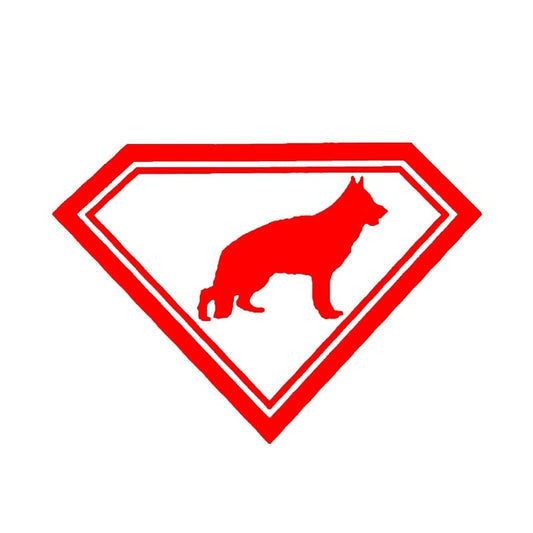 New Hot 19 cmx13.4 cm Automobile Motorcycle Vinyl Decal Car Stickers Glass Window Stickers Jdm Animal 19*13.4cm German Shepherd Dog