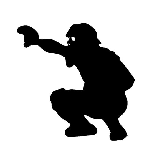 New Brand Baseball Catcher Decal Vinyl Sticker For Boat RV Quad Car Truck Window Bumper and Laptop Wall