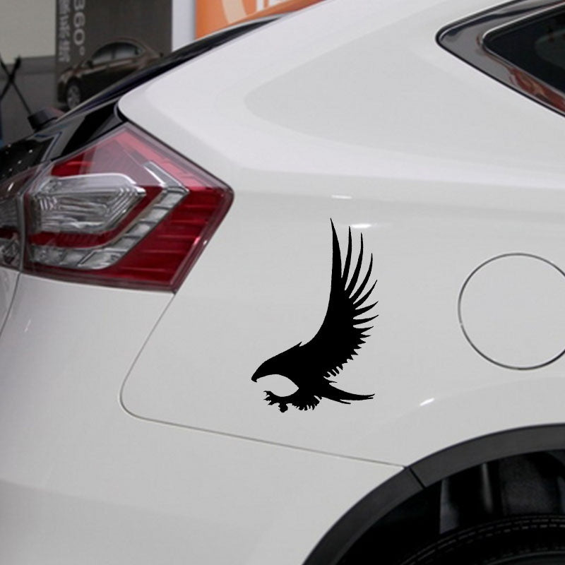 New Brand 10*15 cm Car Stickers Vinyl Decal Wall Stickers Glass Window Stickers Motorcycle Jdm 10*15cm Eagle With Its Wings
