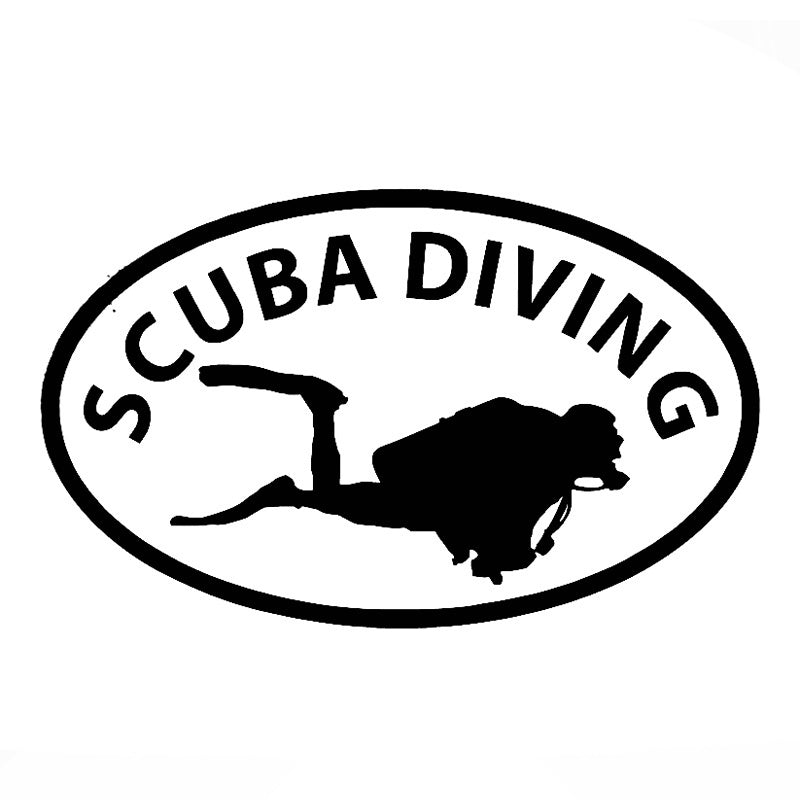 Fashion 15 cm x 10 cm Home Decorations Vinyl Decal Car Stickers Window Sticker Waterproof Sticker JDM Scuba Dive