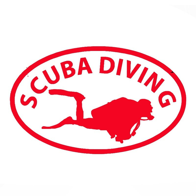 Fashion 15 cm x 10 cm Home Decorations Vinyl Decal Car Stickers Window Sticker Waterproof Sticker JDM Scuba Dive