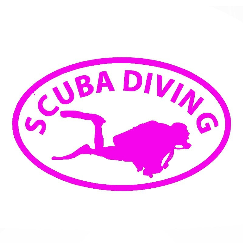 Fashion 15 cm x 10 cm Home Decorations Vinyl Decal Car Stickers Window Sticker Waterproof Sticker JDM Scuba Dive