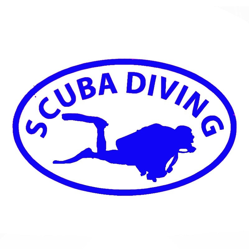 Fashion 15 cm x 10 cm Home Decorations Vinyl Decal Car Stickers Window Sticker Waterproof Sticker JDM Scuba Dive