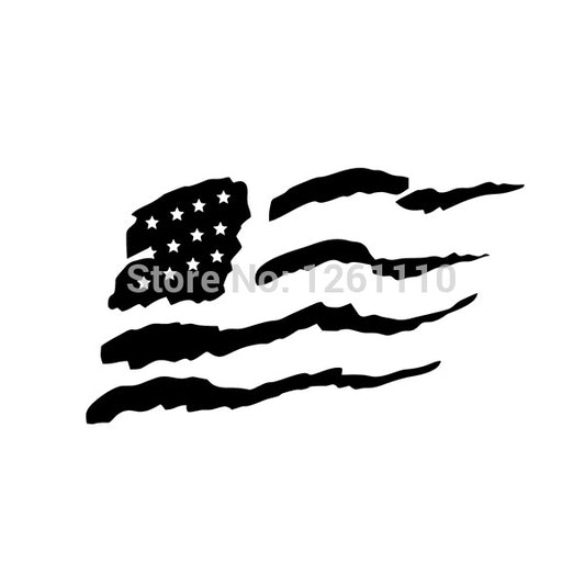 Hot 15*8.7 cm Car Stickers Vinyl Decal Wall Stickers Glass Window Stickers Motorcycle Jdm 15*8.7cm American Flag United States