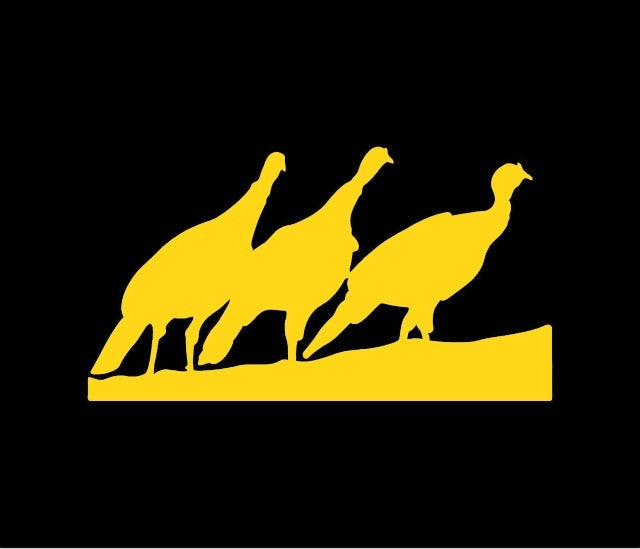 New Hot 4*7 inch Turkey Trio Hunting Bird JDM Graphic Vinyl Decal Car Sticker Windshield Window Glass Bumper Funny Truck Auto Door SUV Art Wall Laptop Waterproof Protector Refit