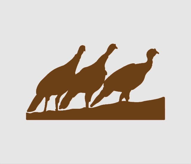 New Hot 4*7 inch Turkey Trio Hunting Bird JDM Graphic Vinyl Decal Car Sticker Windshield Window Glass Bumper Funny Truck Auto Door SUV Art Wall Laptop Waterproof Protector Refit