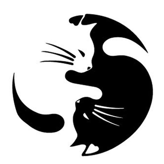 New Brand  13*13CM Personalized CAT Car Stickers Adorable Animal Cat Decal Stickers Cover Scratches Car Accessories CT-758