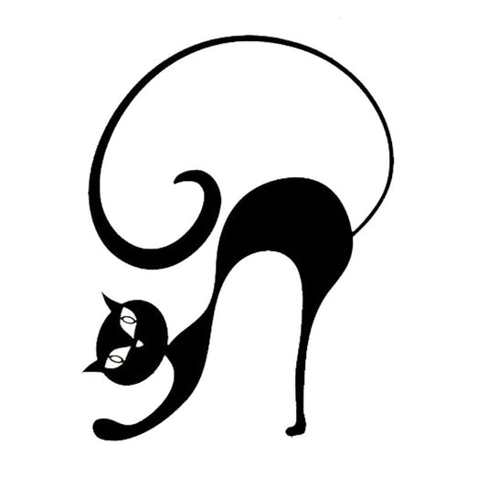 2017 NEW 28.7*38.1CM Creative Pet Cat Car Sticker Vinyl Cute Fation Lovely Car Door Truck Decoration Stickers