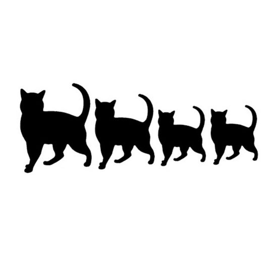 Hot 16*6CM Pet Cat Comfortable Family Car Sticker Decals Cartoon Motorcycle Stickers Car Styling Accessories