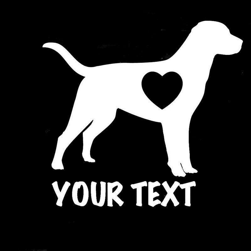 13CM*12CM Labrador Retriever Dog Love - Car Styling Car Sticker