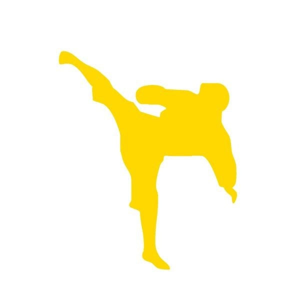 11*13.5 cm  Chinese Kung Fu Combat Sports Graphic Vinyl Decal Car Sticker Windshield Window Glass Bumper Funny JDM Truck Auto Door SUV Art Wall Laptop Kayak Waterproof Protector Refit
