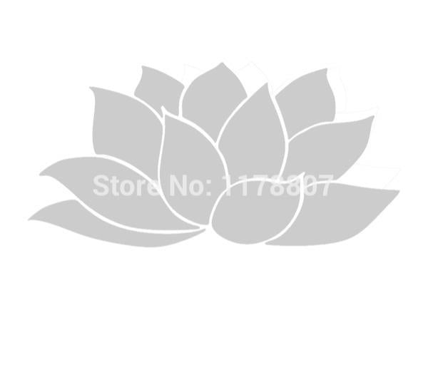 2017 NEW 8*15 cm Namaste Lotus Flower Hindu Yoga JDM Graphic Vinyl Decal Car Sticker Windshield Window Glass Bumper Funny Truck Auto Door SUV Art Wall Laptop Waterproof Protector Refit