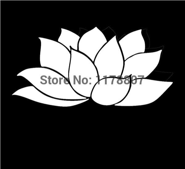 2017 NEW 8*15 cm Namaste Lotus Flower Hindu Yoga JDM Graphic Vinyl Decal Car Sticker Windshield Window Glass Bumper Funny Truck Auto Door SUV Art Wall Laptop Waterproof Protector Refit