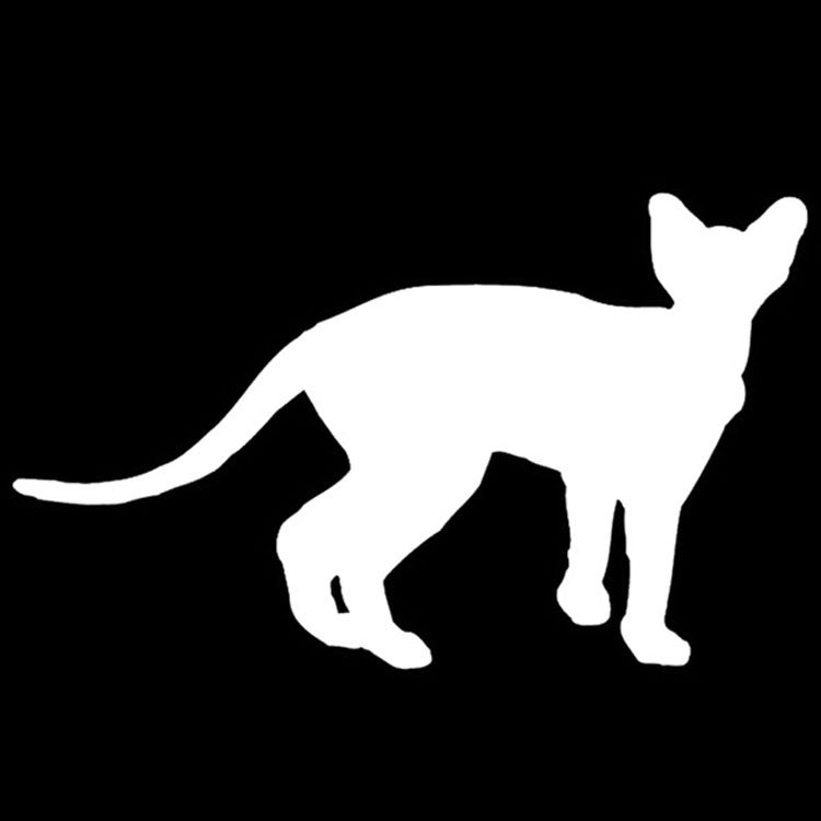 New Hot 16.5*10CM SPHYNX Quirky Cat Car Sticker Decal Waterproof Motorcycle Stickers Car Styling