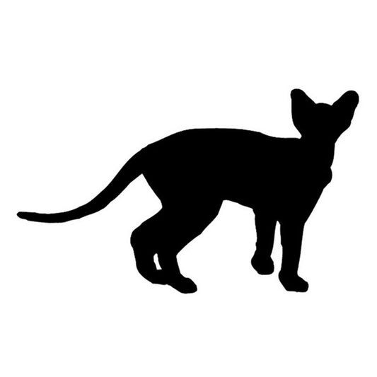 New Hot 16.5*10CM SPHYNX Quirky Cat Car Sticker Decal Waterproof Motorcycle Stickers Car Styling