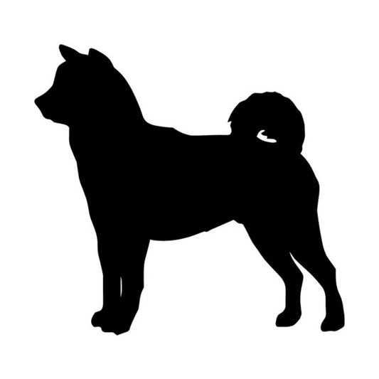 Hot 10.2*9.5CM Shiba Inu Dog Vinyl Decal Lovely Car Stickers Car Window Styling Decoration Accessories