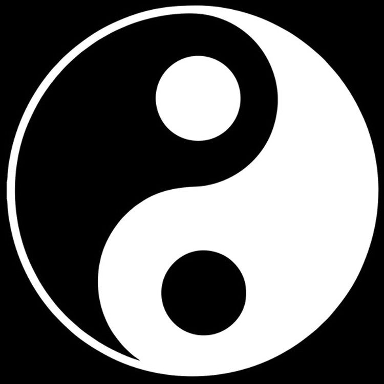 New Brand 12.5*12.5CM YIN YANG Cartoon Personalized Car Stickers Motorcycle Decals Car Accessories