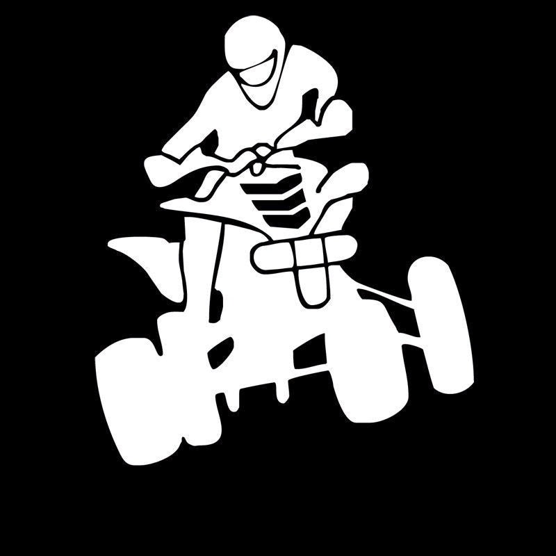 New Hot  11CM*13CM Motorcycle Racing Car Stickers Creative Personality Window Decals S2-0232