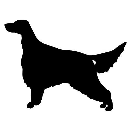 Fashion 12.7*9.5CM Irish Setter Dog Vinyl Decal Personality Car Stickers Truck Car Styling Decoration