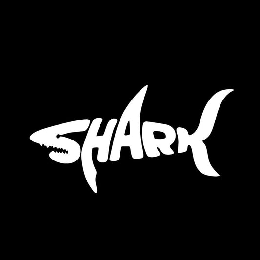 Cool Car Styling Letter Personality Shark Stickers Cover Scratches Vinly Car Sticker zhang058