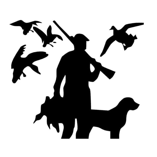 Fashion  Car Styling Funny HUNTING Vinyl DUCK Stylish Car Stickers zhang045