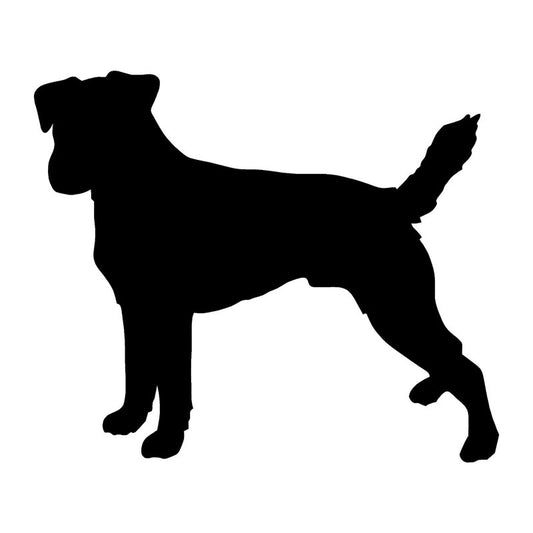 2017 NEW 14.1*10.3CM Parson Russell Terrier Dog Vinyl Decal Creative Car Stickers Car Styling Bumper Decoration