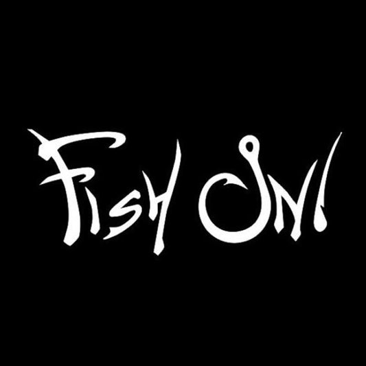 Hot 15*6CM FISH ON Fishing Hunting Sports Car Sticker Decals Motorcycle Car Styling Accessories