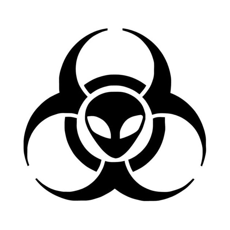 New Hot 10.2*9.6CM ALIEN Biohazard Car Stickers Motorcycle Decals Car Accessories