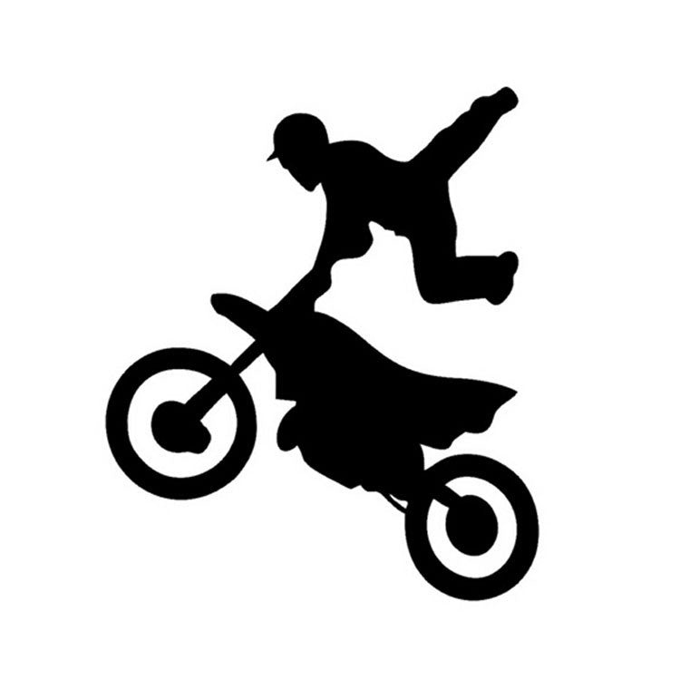 Hot Motocross Car Stickers Cartoon Sports Car Body Stickers Motorcycle Decals Project