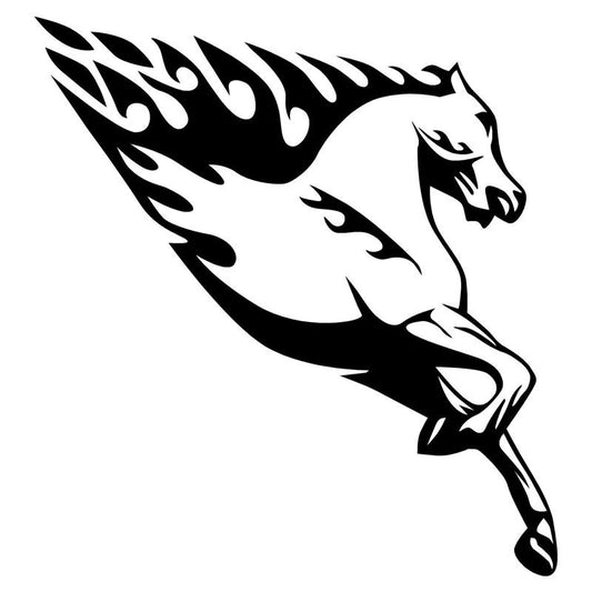 New Fashion   Vinyl Horse Flames Motorcycle Vinyl Car Sticker Decoration zhang178