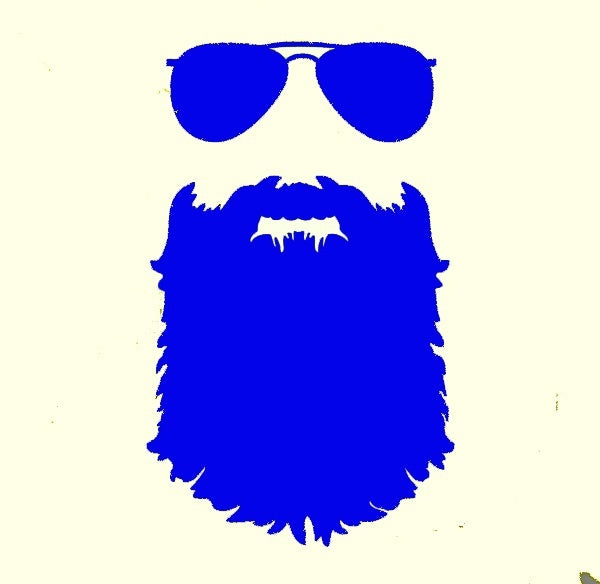 Fashion 15*7 cm Home Decorations Vinyl Decal Car Stickers Window Sticker Waterproof Sticker Jdm Beard Glasses