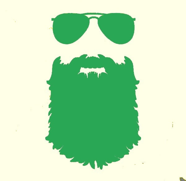 Fashion 15*7 cm Home Decorations Vinyl Decal Car Stickers Window Sticker Waterproof Sticker Jdm Beard Glasses
