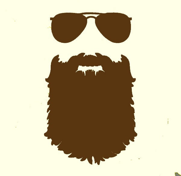 Fashion 15*7 cm Home Decorations Vinyl Decal Car Stickers Window Sticker Waterproof Sticker Jdm Beard Glasses