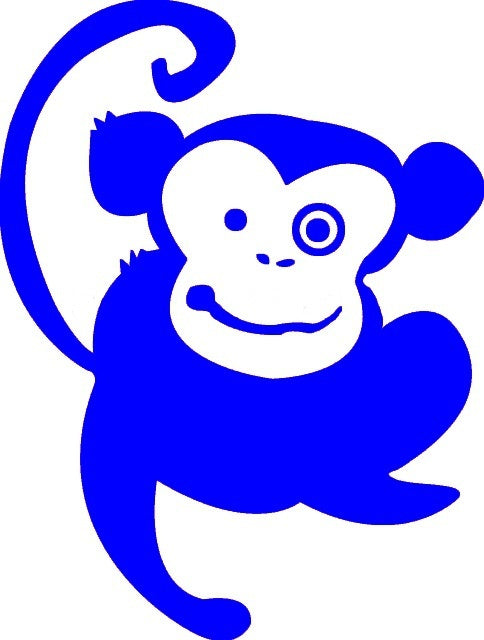 New Brand 12*16 cm Cheeky Monkey Animal Graphic Vinyl Decal Car Sticker Window Glass Bumper Funny JDM Auto SUV Art Wall Laptop Waterproof Protector Refit