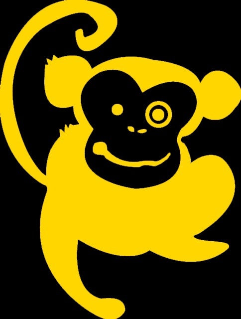 New Brand 12*16 cm Cheeky Monkey Animal Graphic Vinyl Decal Car Sticker Window Glass Bumper Funny JDM Auto SUV Art Wall Laptop Waterproof Protector Refit